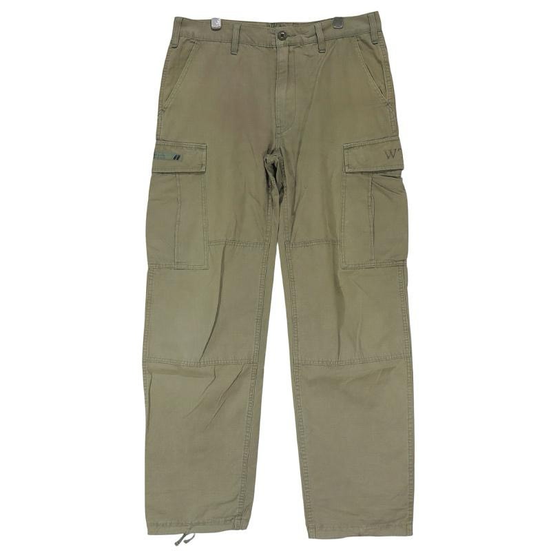 WTAPS ダブルタップス 12SS JUNGLE.STOCK/TROUSERS.COTTON.RIPSTOP 121GWDT-PTM02 ジャングル ストック トラウザーズ リップストップ オリーブドラブ カーゴ パンツ ボトムス サイズ2(M)