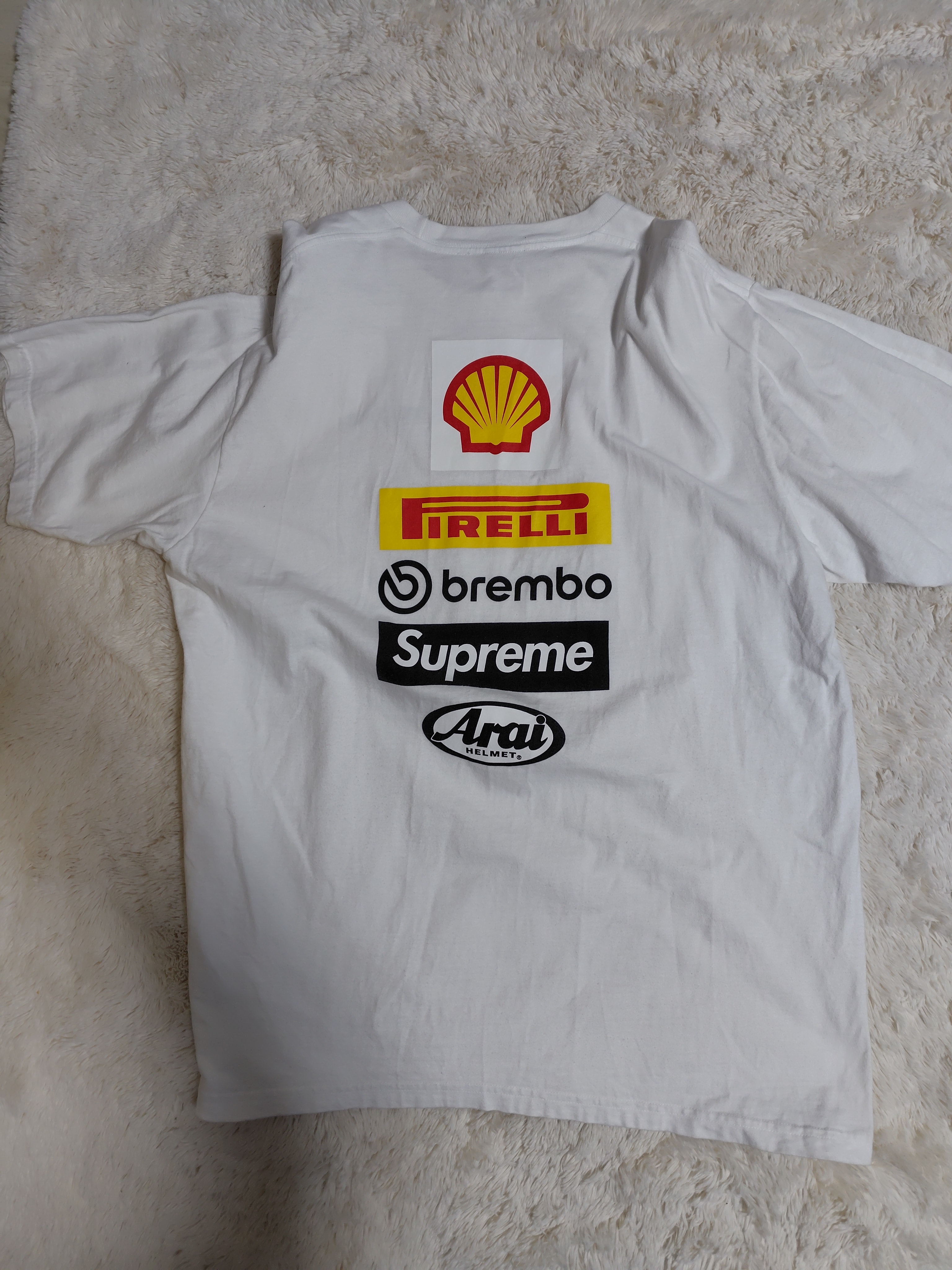 Supreme x Ducati Logos Tee "White"