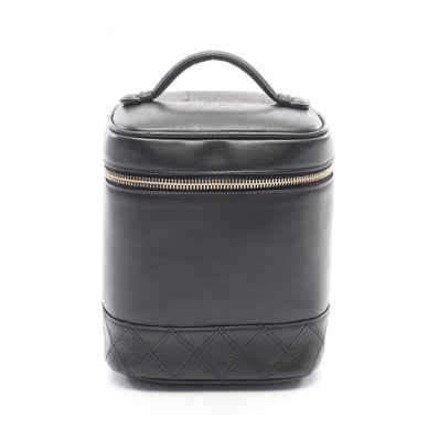 シャネル CHANEL ビコローレ ハンドバッグ バッグ レザー レディース ブラック系 【中古】