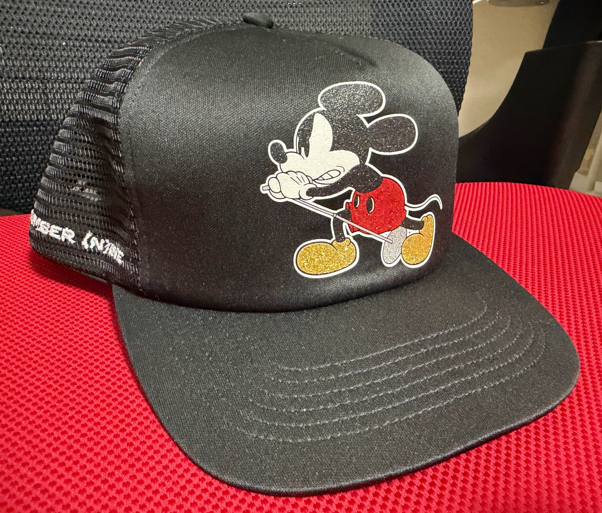 Supreme x Number (N)ine x Mickey Mouse Mesh Back 5-Panel "Black"