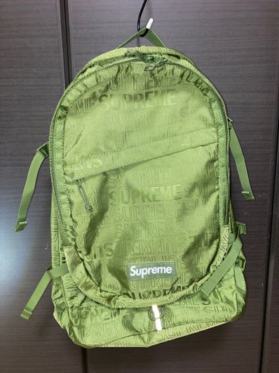 Supreme 19SS Backpack "Olive"