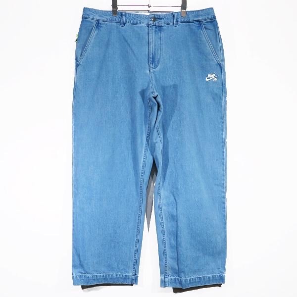 NIKE ナイキ NIKE SB FED AGN OLY EL JEANO PANT FZ7008-493 ナイキエスビー エル ジノ スケートボード パンツ アシェンスレート ボトムス デニム ジーンズ サイズ38(3XL)