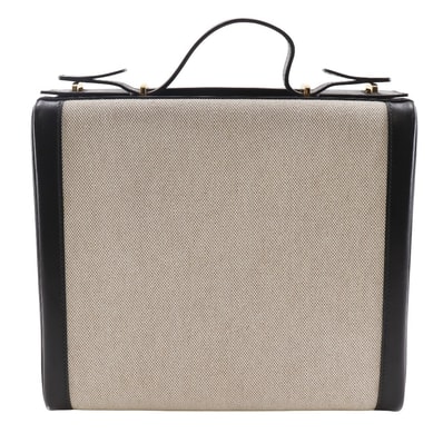 エルメス バニティ トラベルケース ヴィンテージ 〇X ユニセックスハンドバッグ