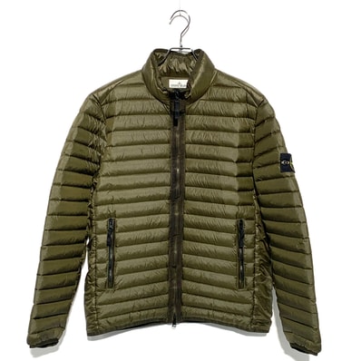 Stone Island 42324 Packable Loom Woven Chambers R-Nylon Down-TC Jacket - 23FW Olive Green