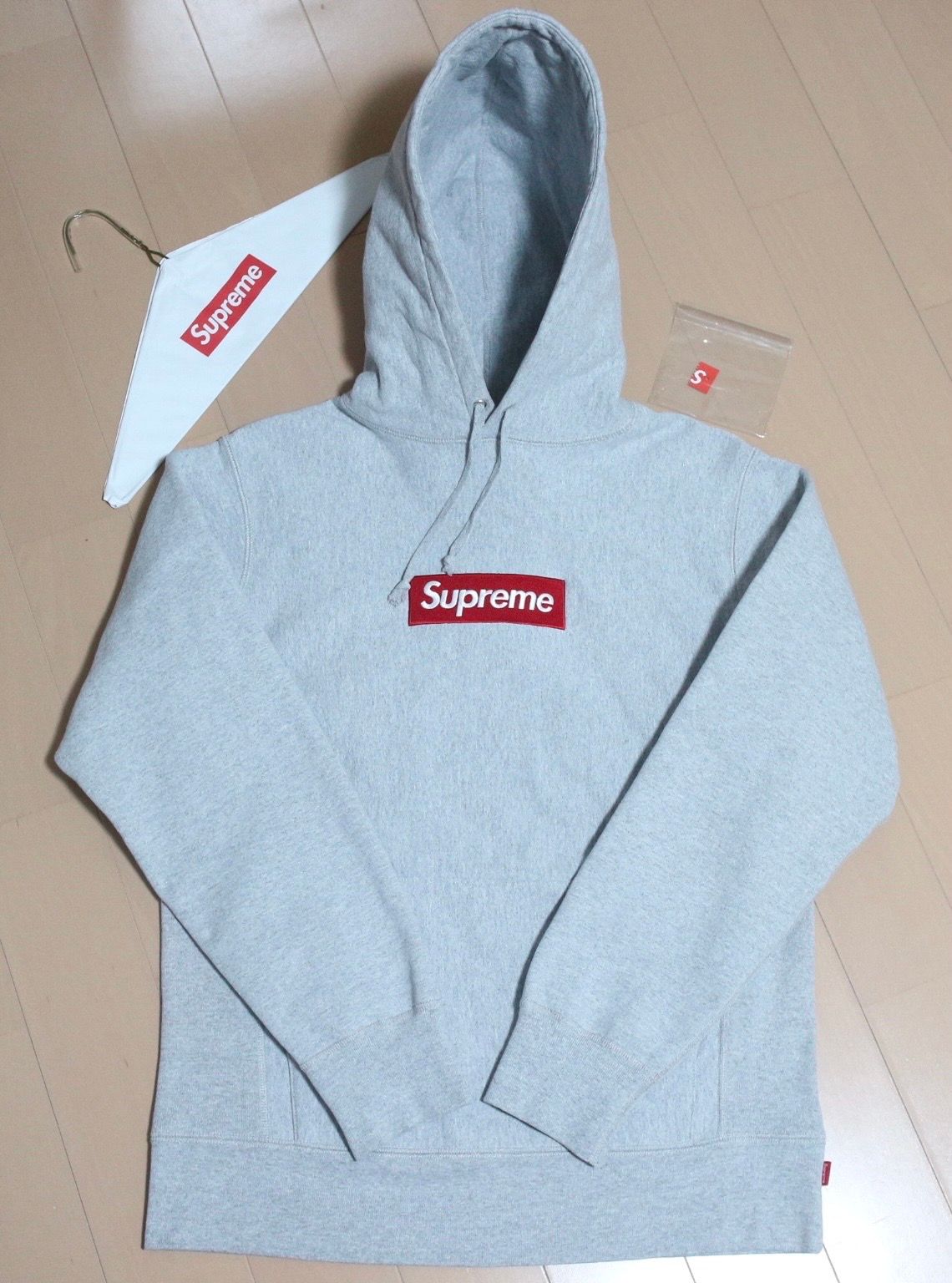 Supreme Box Logo Hooded Sweatshirt "Heather Grey" (16FW)