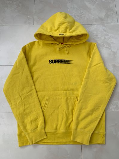 Supreme Motion Logo Hooded Sweatshirt "Yellow" (20SS)