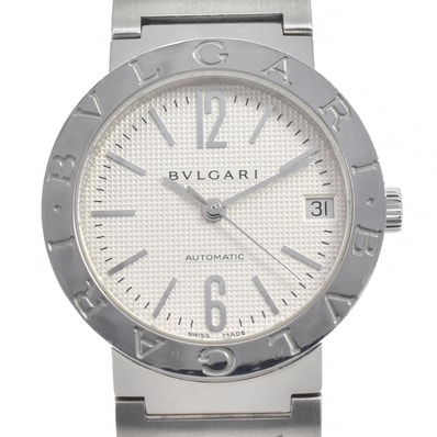 ブルガリ BVLGARI BB33SS AUTO ブルガリブルガリ デイト シルバー 自動巻き メンズ 良品 腕時計 E#146734