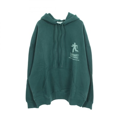 カーハートダブリューアイピー Carhartt WIP HOODED DISTANCE SWEATSHIRT パーカー 衣料品 トップス コットン メンズ グリーン系 I03563905A4JM 【新品】