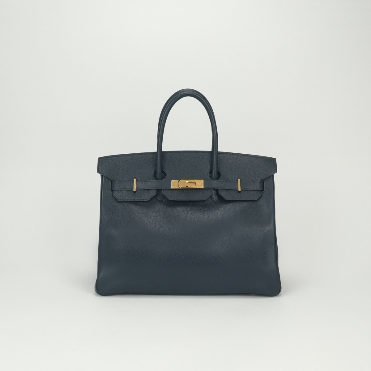 エルメス HERMES バーキン35 バーキン 35 バッグ トートバッグ クシュベル ブルーインディゴ BlueIndigo ネイビー Navyブルー Blue 紺 青 ゴールド金具 ハンドバッグ