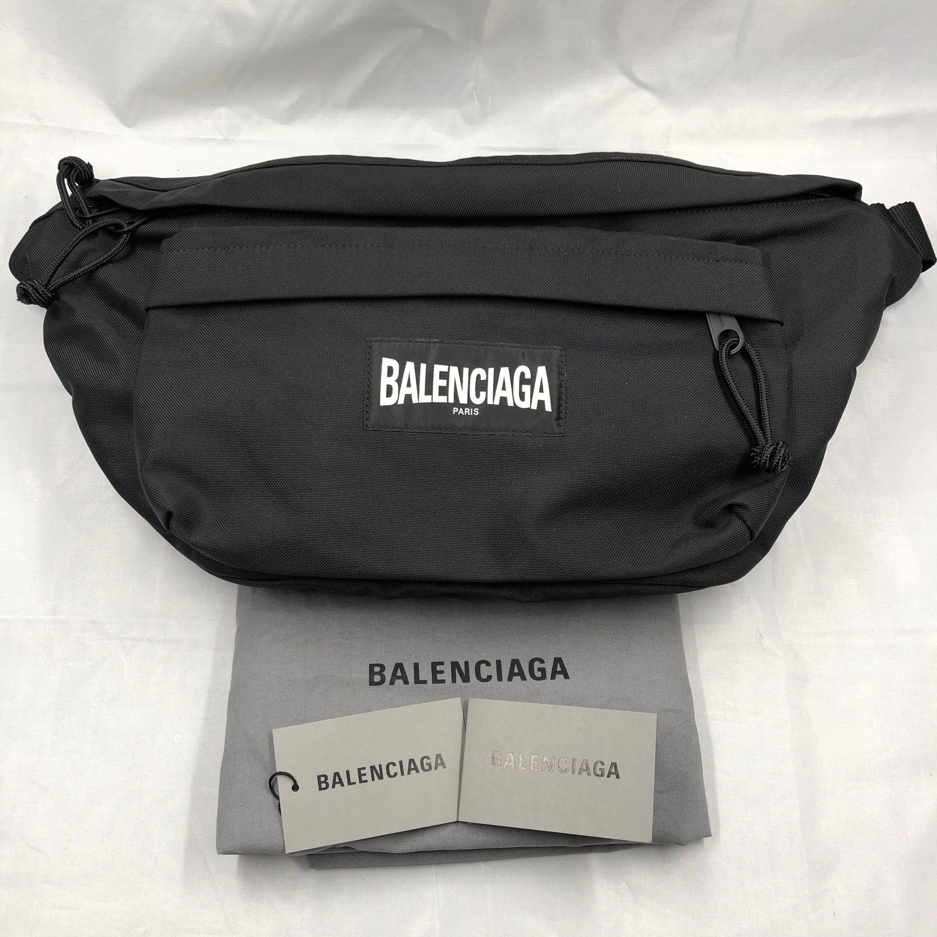 BALENCIAGA Oversized XXL Beltpack "Black"