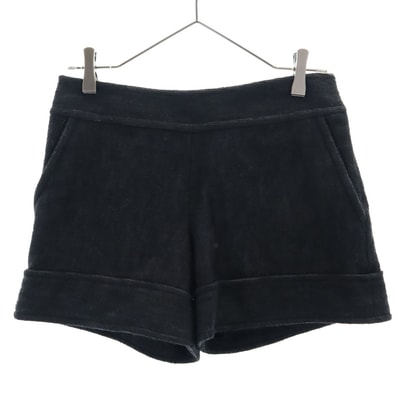 LANVIN en Bleu ランバンオンブルー ウールブレンド ショートパンツ 36 黒