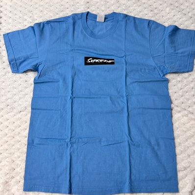 Supreme Futura Box Logo Tee "Blue"