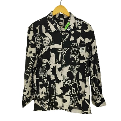 S-KRUTZ 総柄 リングジップ 総柄 シャツジャケット【1142494503939】