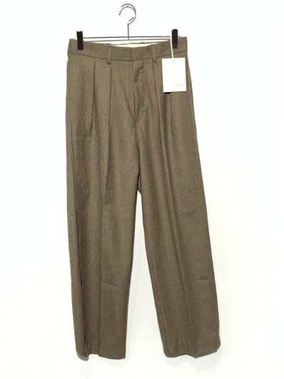 NICENESS Schenker Flying V Trousers - Wide "Brown"