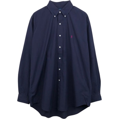 古着 ラルフローレン Ralph Lauren BLAKE 長袖 ボタンダウンシャツ メンズL相当/eaa676940