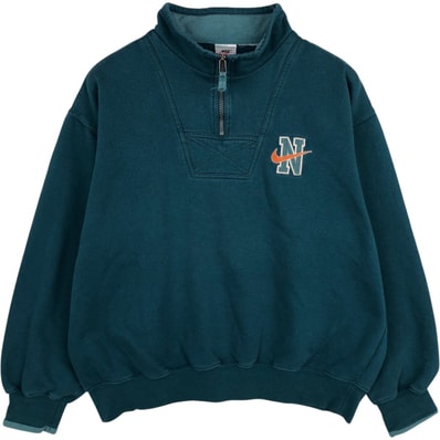 古着 90年代~ ナイキ NIKE ハーフジップスウェットシャツ トレーナー メンズXL相当 ヴィンテージ/eaa647714