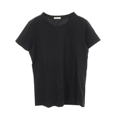 モンクレール MONCLER クルーネック 半袖Tシャツ 衣料品 トップス コットン レディース ブラック系 【中古】
