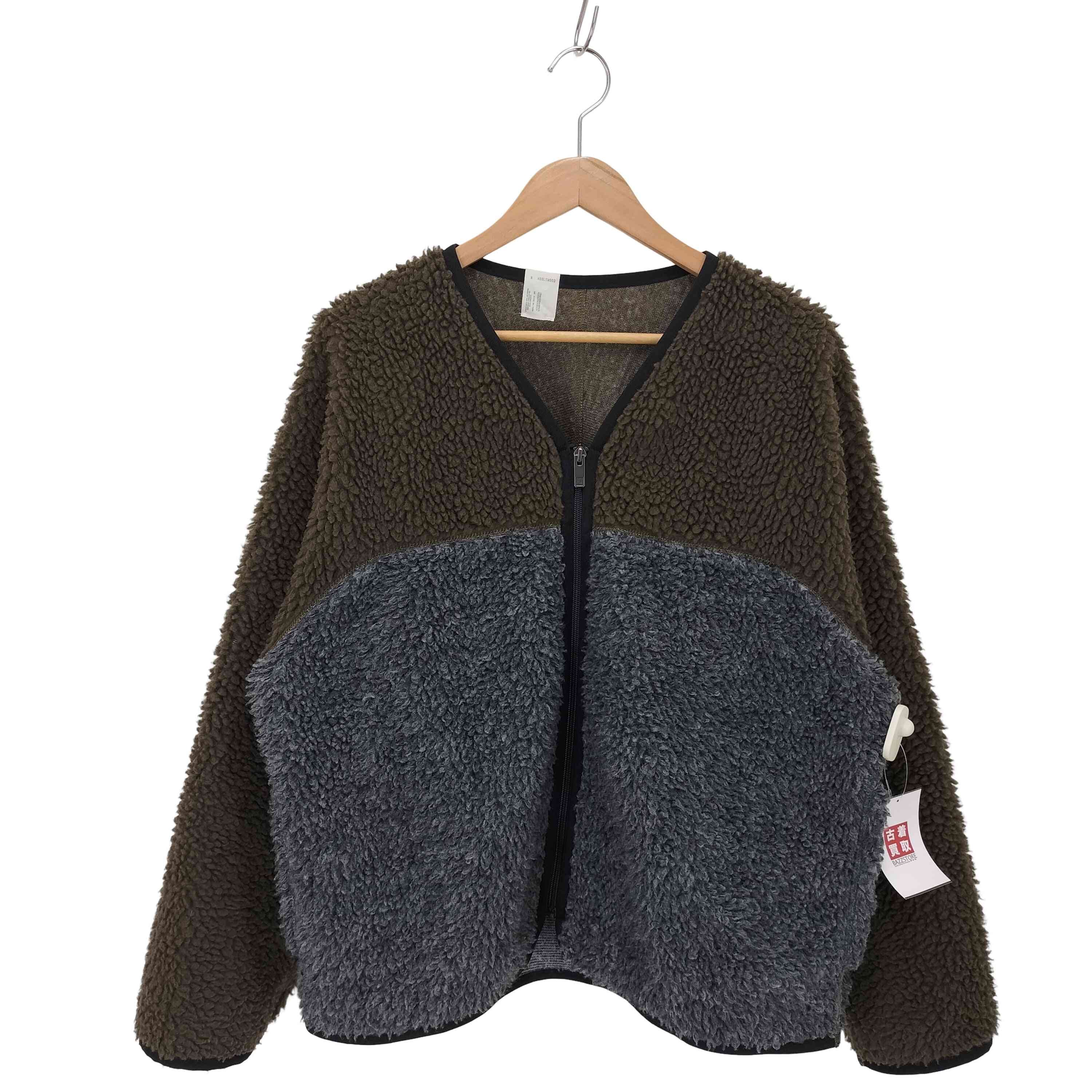 192-BL02-030 pieces Vネック ボアブルゾン【1141247807225】