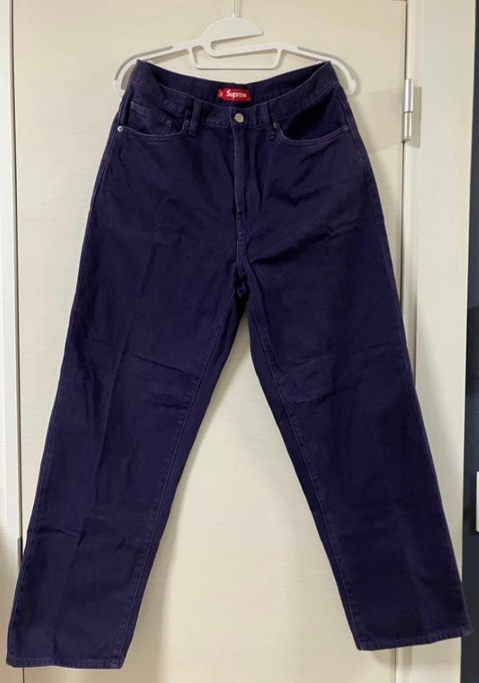 シュプリーム バギー ジーンズ "パープル" (24FW)