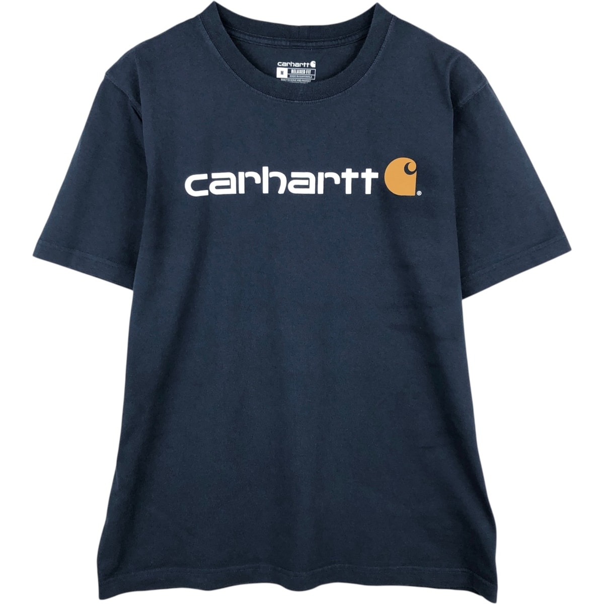 古着 カーハート Carhartt RELAXED FIT 半袖 ロゴTシャツ メンズM相当/eaa621632