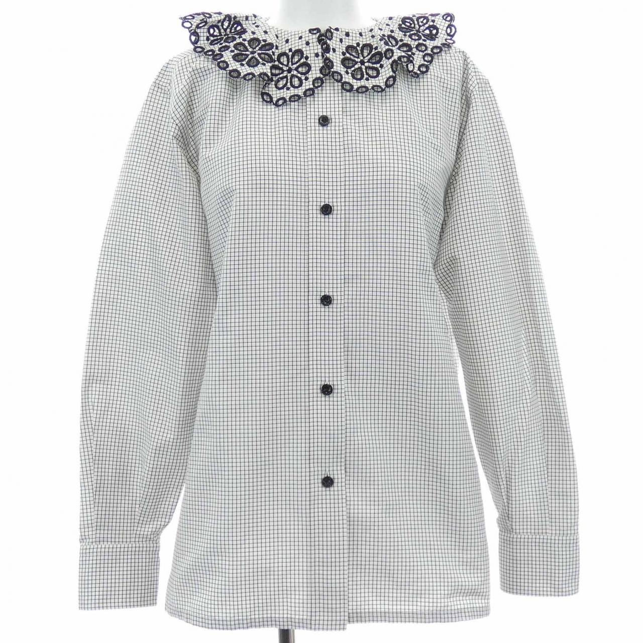 ルイヴィトン LOUIS VUITTON ブロデリーアングレーズカラーシャツ FOBB07TZ5 シャツ