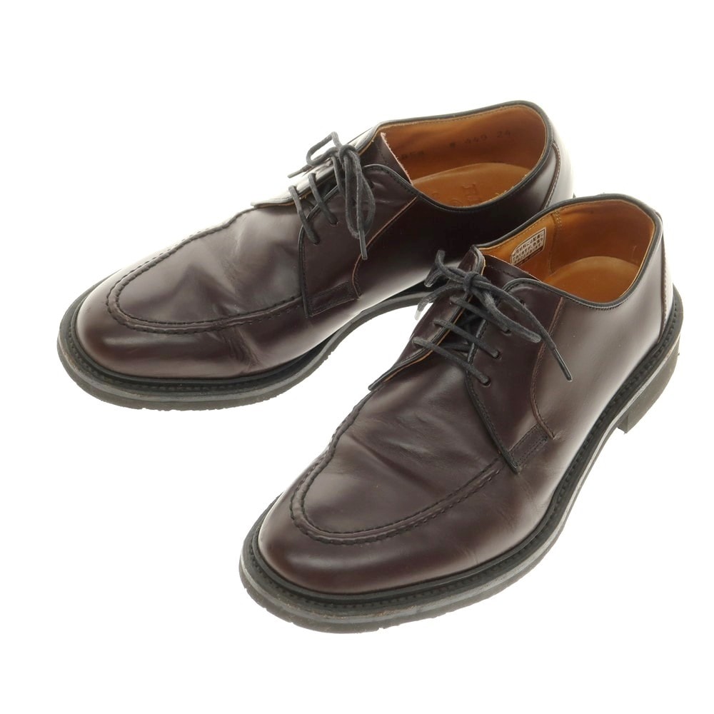 【中古】リーガル REGAL Uチップ ドレスシューズ ダークブラウン【サイズ24】【メンズ】