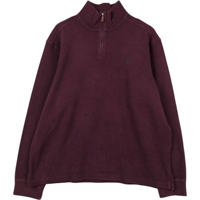 古着 ラルフローレン Ralph Lauren POLO by Ralph Lauren ハーフジップスウェットシャツ トレーナー メンズXL相当/eaa647567
