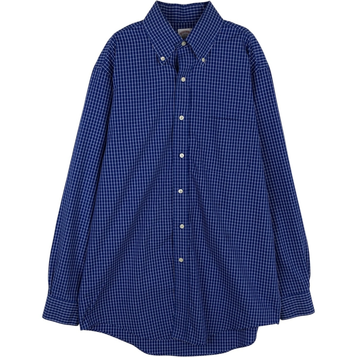 古着 ブルックスブラザーズ Brooks Brothers Est.1818 長袖 ボタンダウンチェックシャツ メンズM相当/eaa625221