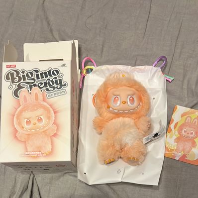 POP MART THE MONSTERS (LABUBU) Big into Energy Series Plush Pendant HAPPINESS