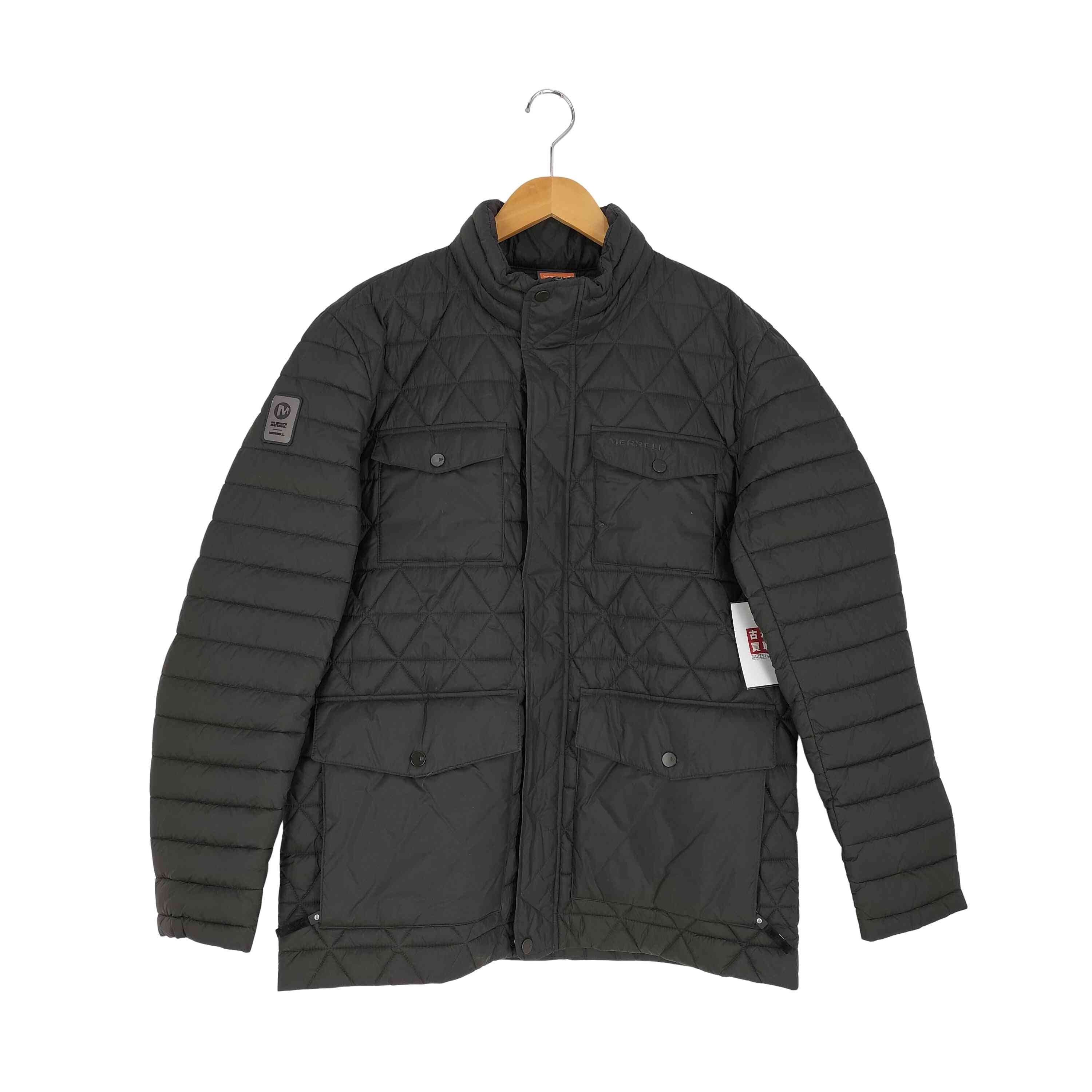 エコダウン ナイロンキルティング 中綿 パデッド ブルゾン ジャケット【1141335685100】