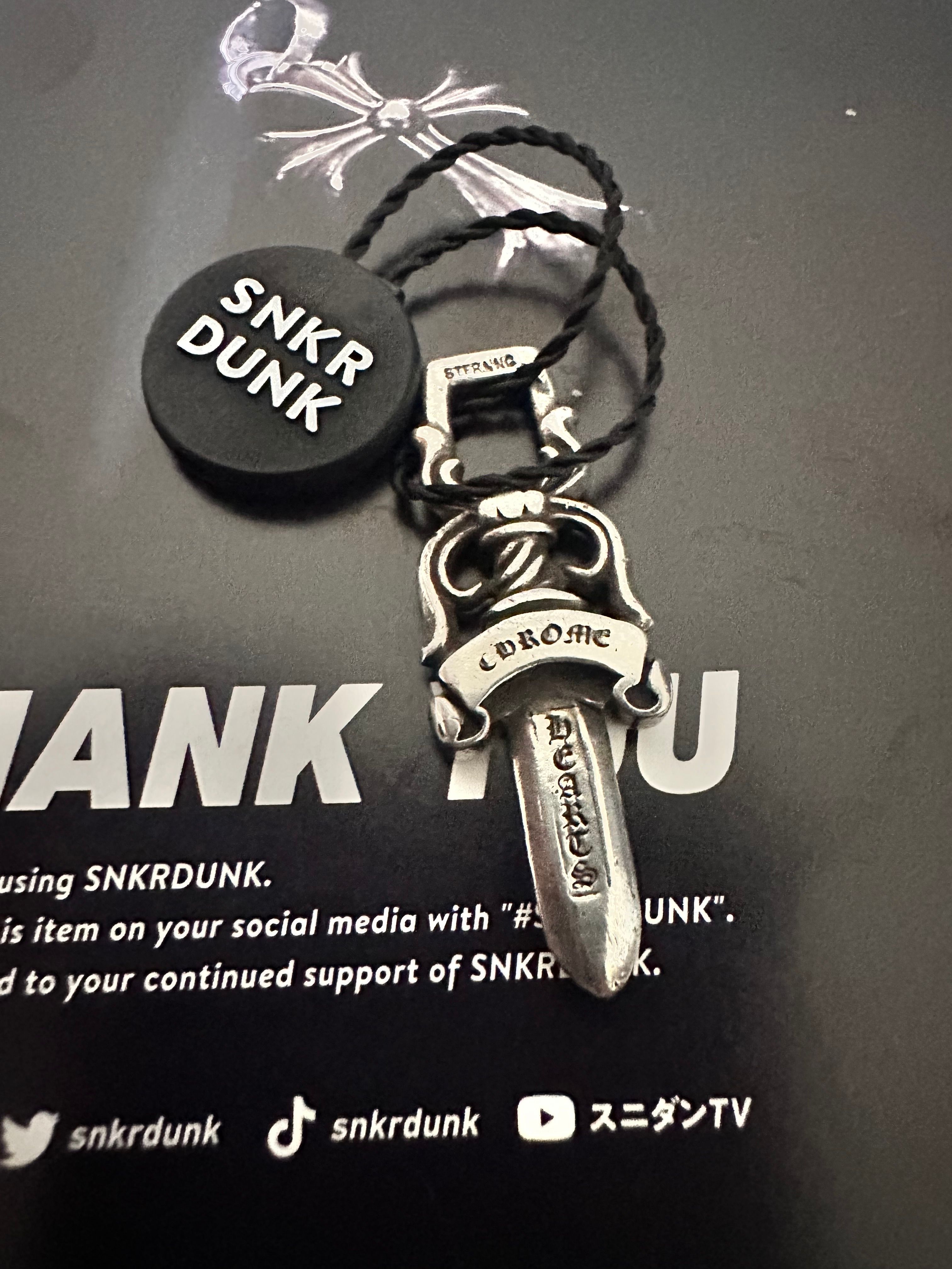 Chrome Hearts #10 Dagger Pendant "Silver"