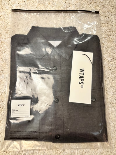 Wtaps Deck 01 / LS / Cotton. Twill. Textile "Black"