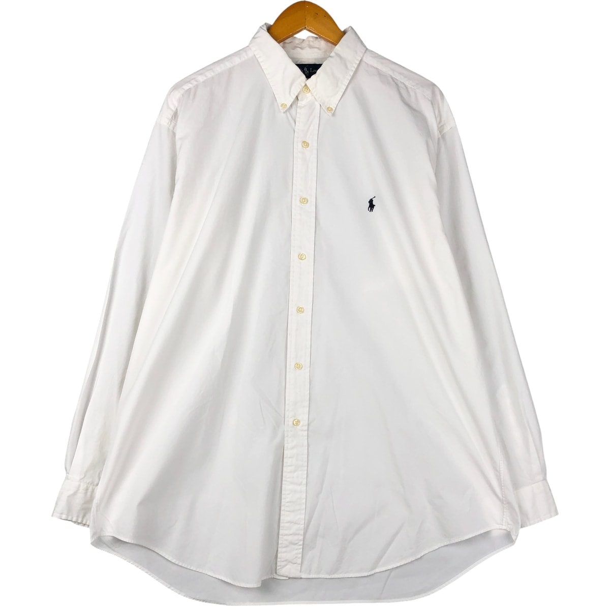 古着 ラルフローレン Ralph Lauren BLAKE 長袖 ボタンダウンシャツ メンズXL相当/eaa599025