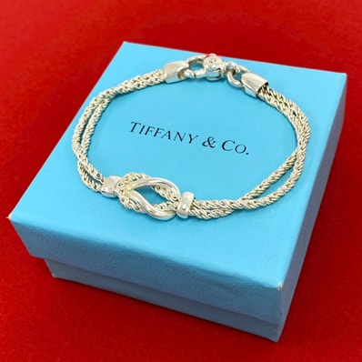 TIFFANY&Co. ティファニー ダブルロープ センターノット ブレスレット シルバー925 ブレスレット シルバー
34872