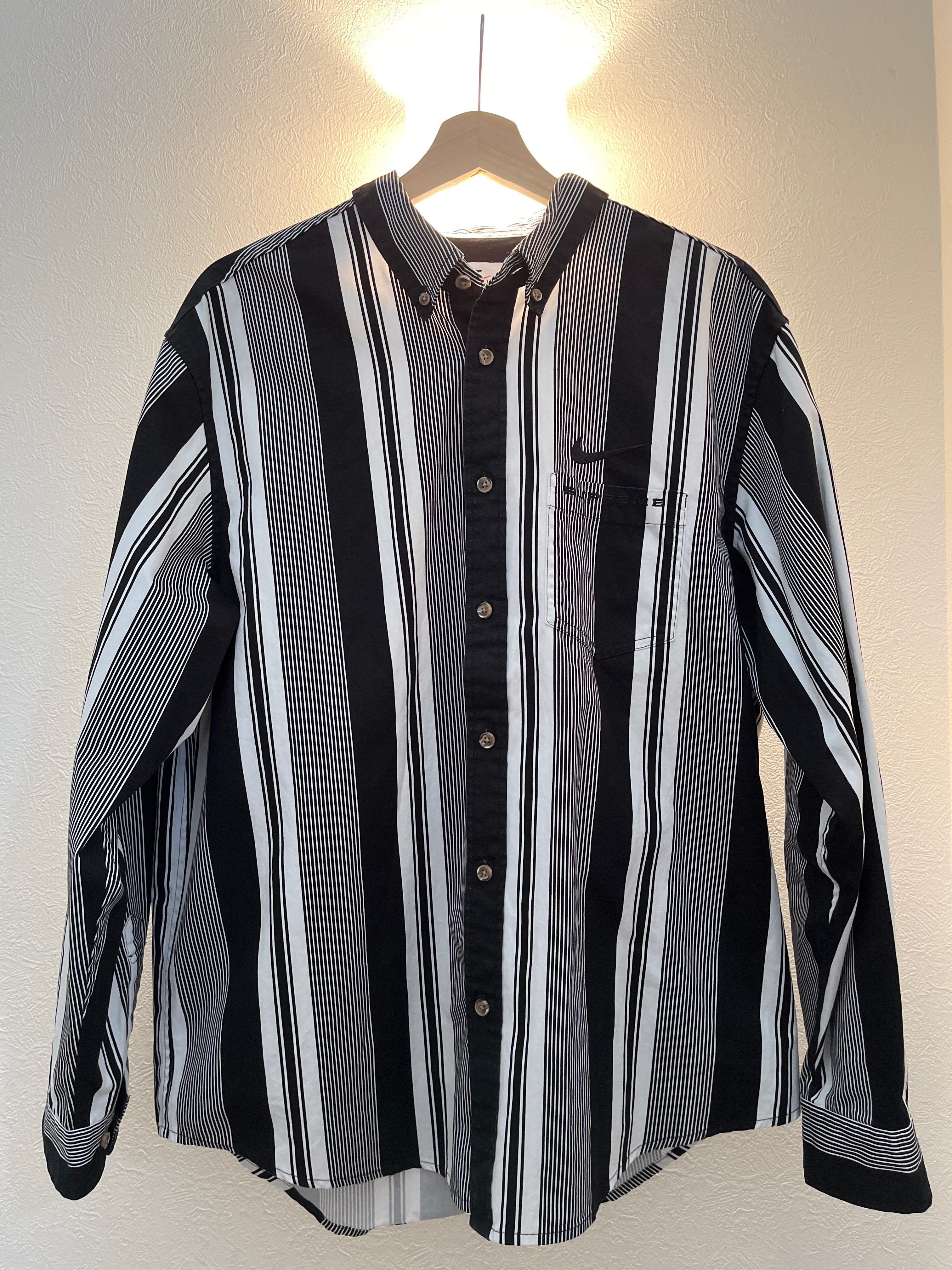 Supreme / Nike® Cotton Twill Shirt "Black"