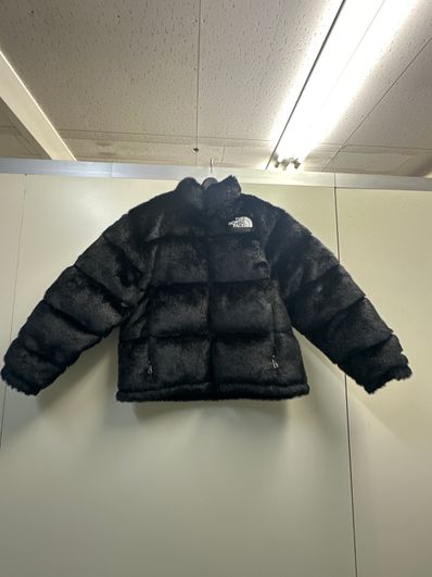 Supreme x The North Face Faux Fur Nuptse Jacket "Black"