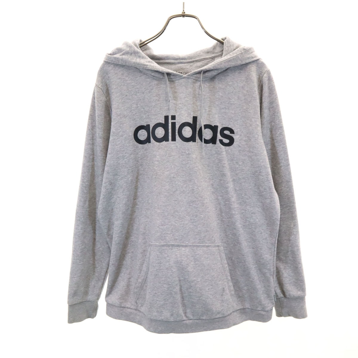 adidas NEO アディダスネオ 長袖 スウェットパーカー OT グレー プルオーバー
