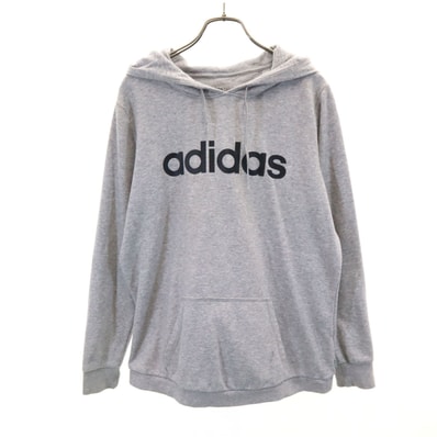 adidas NEO アディダスネオ 長袖 スウェットパーカー OT グレー プルオーバー