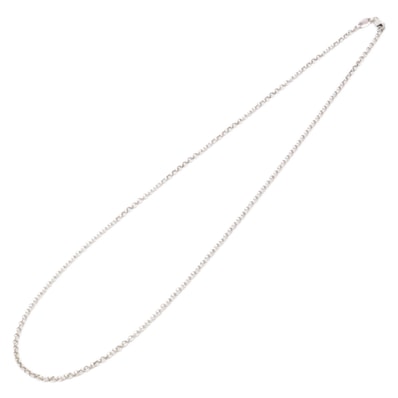 Chrome Hearts Roll Chain Necklace "Silver"
