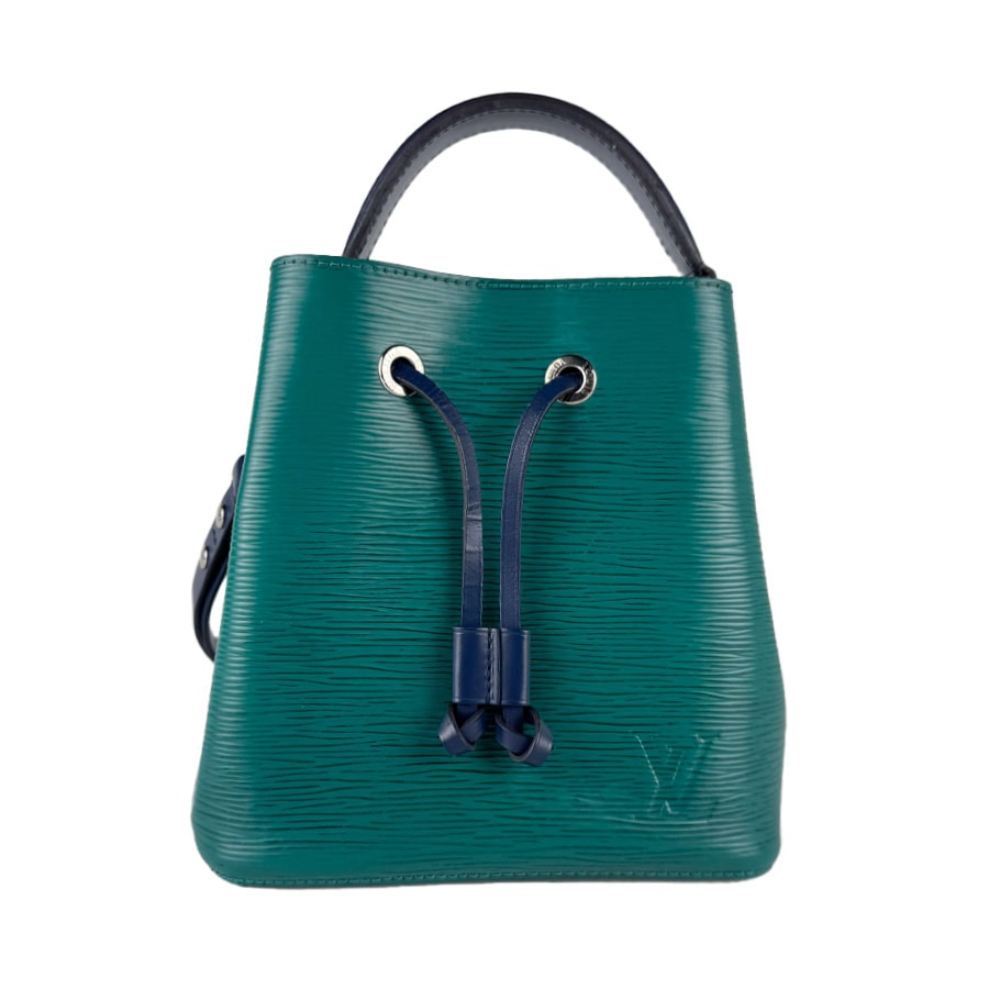 ルイ ヴィトン LOUIS VUITTON ハンドバッグ ショルダーバッグ エピ ネオノエ BB エピレザー グリーン/ネイビー シルバー レディース M53612【中古】 z10882