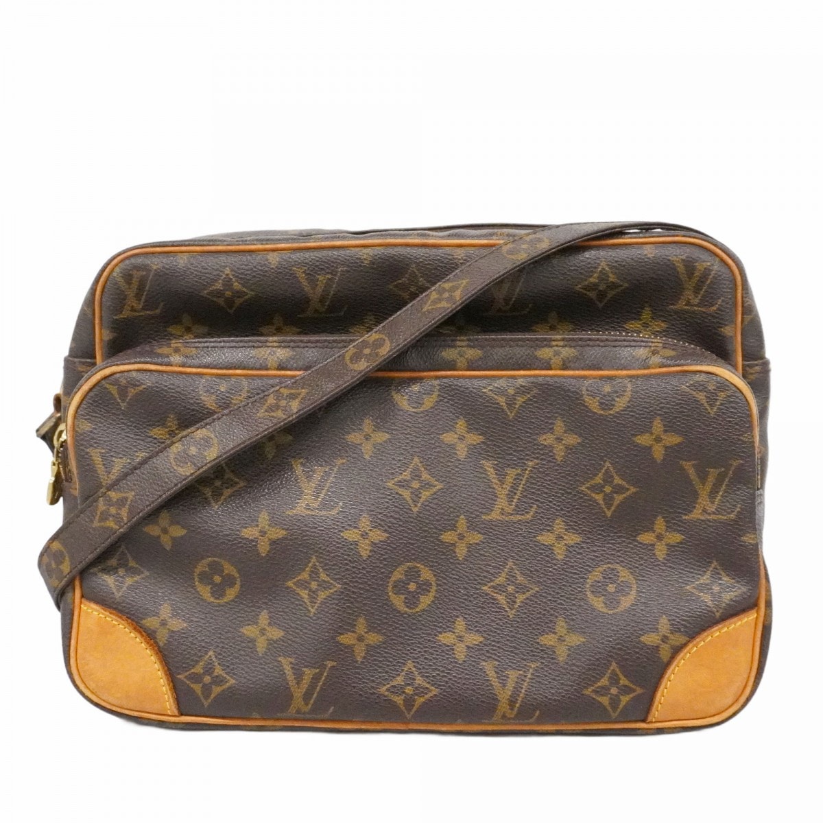 【6da0219】ルイヴィトン ショルダーバッグ モノグラム ナイル M45244 ブラウン【中古】レディース