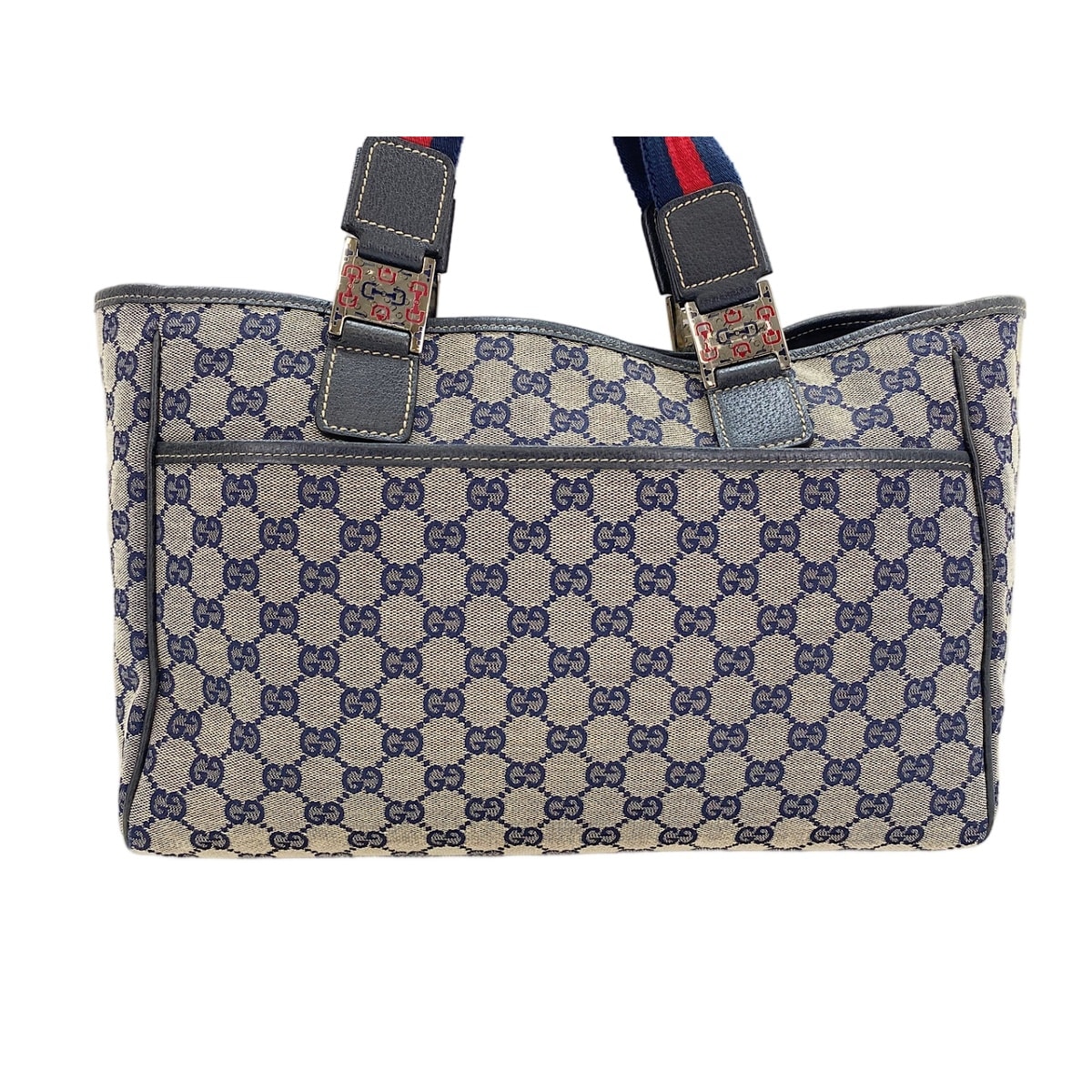 グッチ GUCCI GGキャンバス シェリーライン ハンドバッグ【中古】