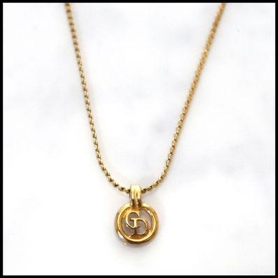 Dior CD Logo Necklace "Gold"
