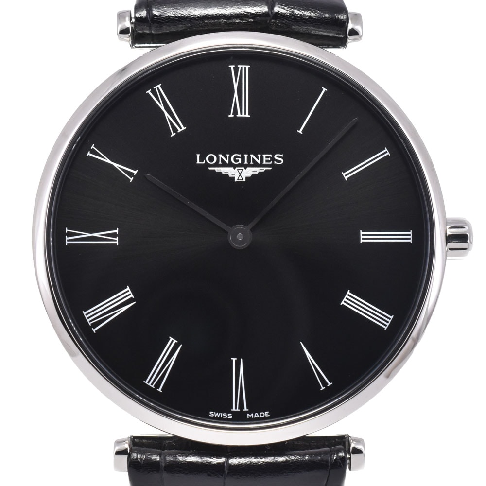 ロンジン LONGINES L4.866.4.51.2 ラ・グラン・クラシック・ドゥ・ロンジン クォーツ メンズ 極美品 箱・保証書付き C#146992