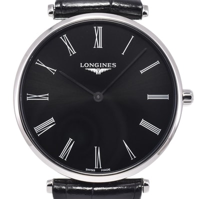 ロンジン LONGINES L4.866.4.51.2 ラ・グラン・クラシック・ドゥ・ロンジン クォーツ メンズ 極美品 箱・保証書付き C#146992