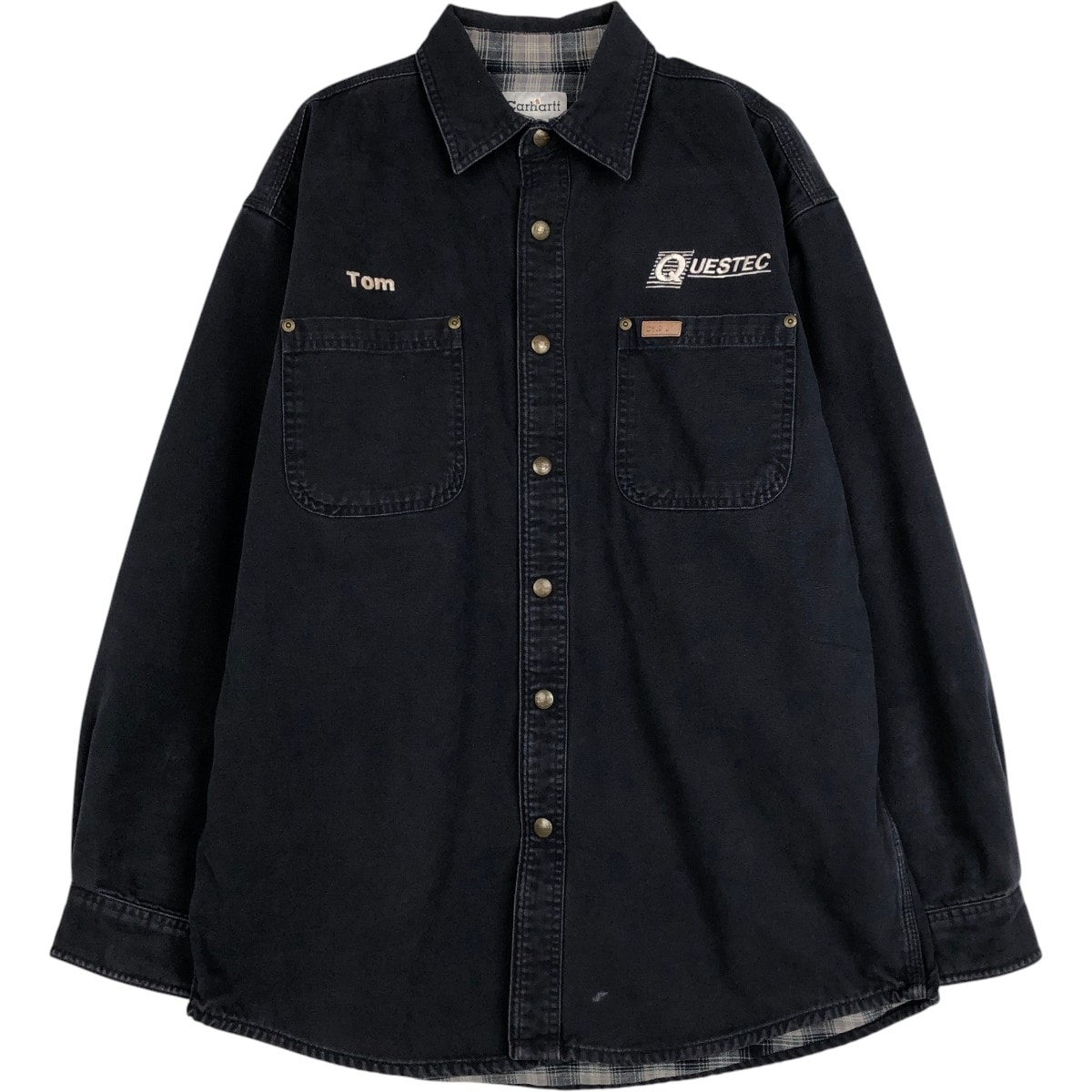 古着 カーハート Carhartt 長袖 ダックワークシャツ メンズM相当/eaa674902
