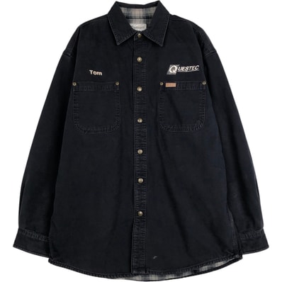 古着 カーハート Carhartt 長袖 ダックワークシャツ メンズM相当/eaa674902
