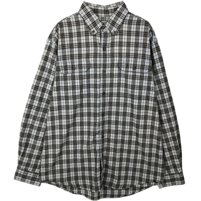 古着 カーハート Carhartt チェック柄 長袖 ボタンダウン ワークシャツ メンズL相当/eaa642868