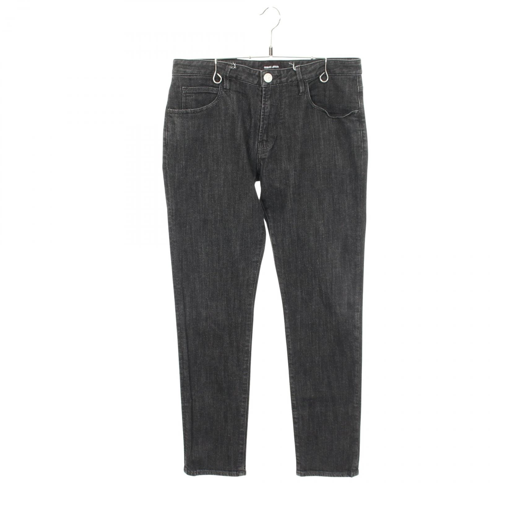 ジョルジオアルマーニ GIORGIO ARMANI デニムパンツ 衣料品 ボトムス コットン メンズ グレー系 【中古】