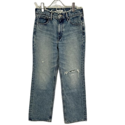 クラネ 19111-7212 ライトブルー コットン ダメージ加工 カットオフ デニムパンツ 1